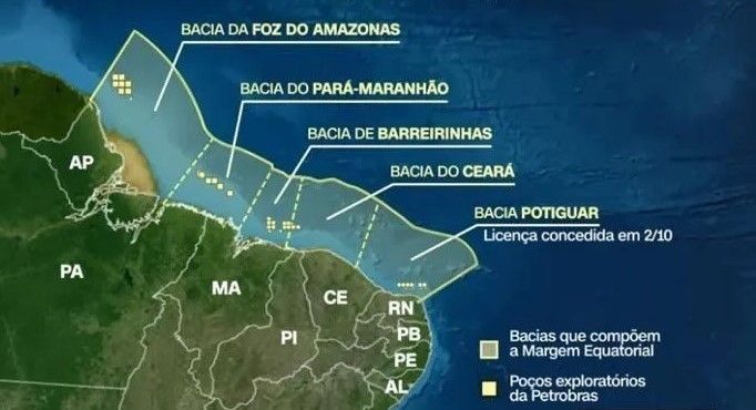 Margem Equatorial: vazamento de óleo é o principal risco