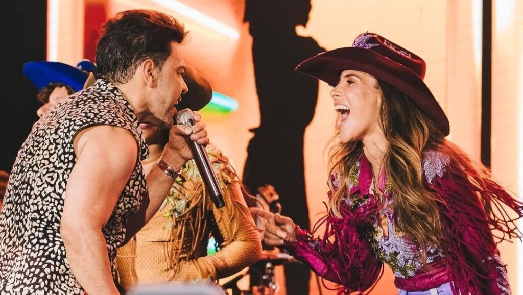 Wanessa e coreógrafo do “Dança dos Famosos” dançam em show de Zezé; veja Wanessa e coreógrafo do “Dança dos Famosos” dançam em show de Zezé; veja