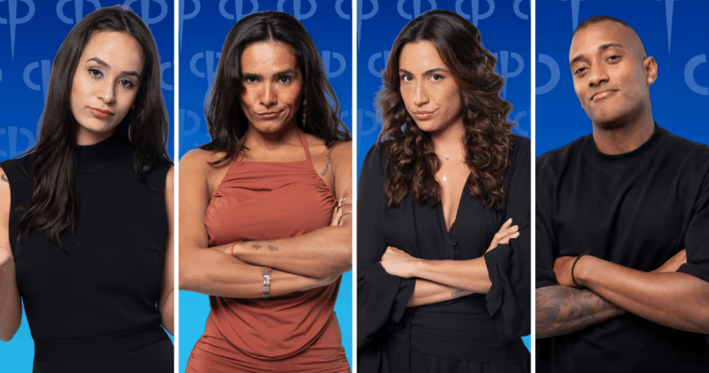 “Casa do Patrão”: JP, Luiza, Morena e Nikita estão no terceiro Tá Na Reta “Casa do Patrão”: JP, Luiza, Morena e Nikita estão no terceiro Tá Na Reta