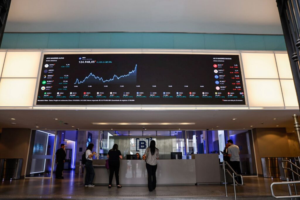 Ibovespa Futuro sobe após queda na véspera com ata do Fed e balanço da Nvidia no foco