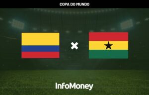 Onde assistir Colômbia x Gana?